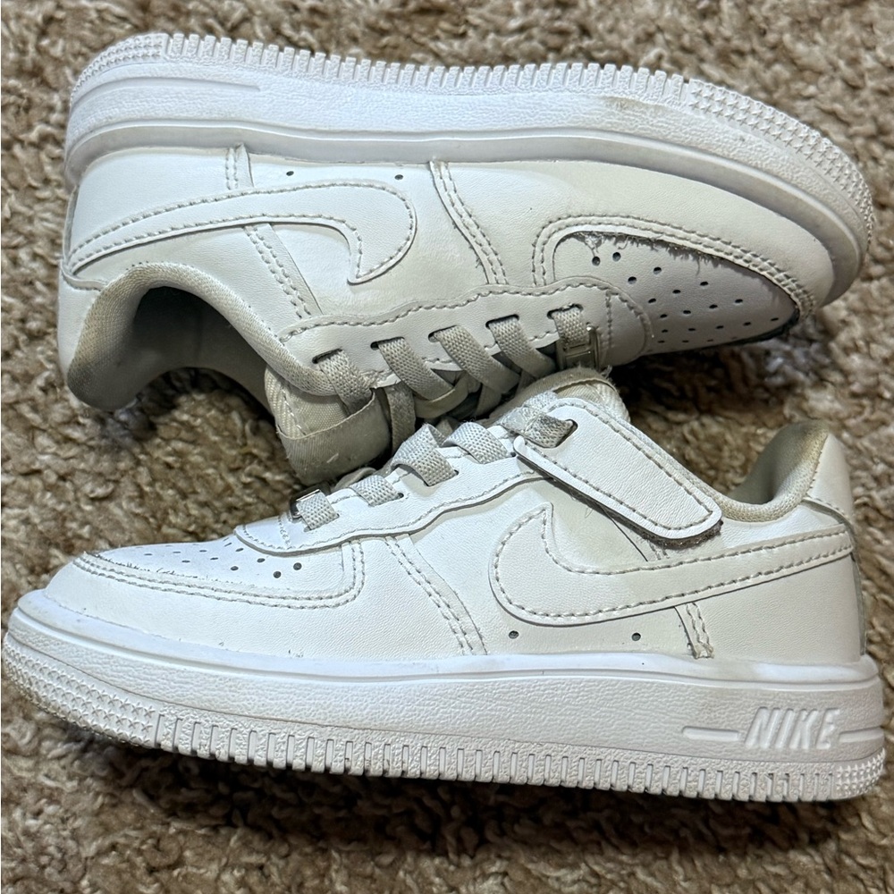 Classic White Nike Kids Sneakers